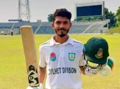 পাকিস্তানের বিপক্ষে টেস্ট স্কোয়াডে ডাক পেয়েছে তরুন ক্রিকেটার অমিত হাসান।